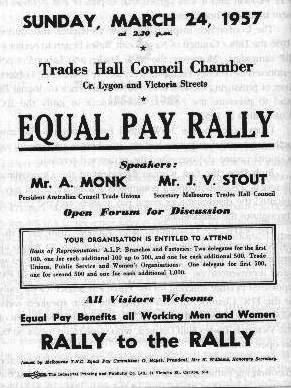 1956 EQUAL PAY RALLY